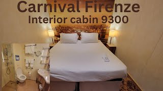 Touring the Beautiful Interior of Carnival Firenzes 9300 Cabin [upl. by Nythsa498]