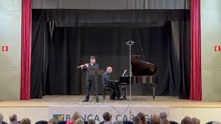 Andrea Oliva plays Prokofiev Sonata op 94 for flute and piano  1 Moderato [upl. by Hendry]