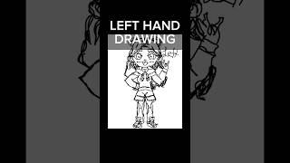 Left Hand VS Right Hand🤯😦 art artist challenge challenges artchallenge artchallenges fyp [upl. by Ailey]