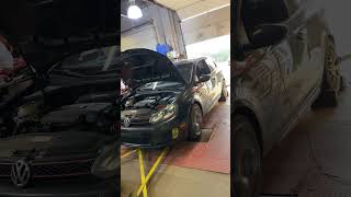 Mk6 GTI hits the dyno after k04 turbo swap [upl. by Darlene]