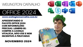 Welington Carvalho  Usando o Office 2024  Use Software Original  Office 2024 Original [upl. by Akirej]