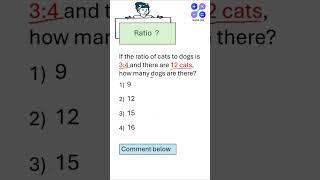 Maths Ratio Question shorts [upl. by Dallas]