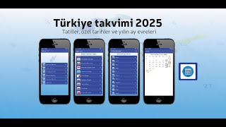 Türkiye takvimi 2025 [upl. by Essile]