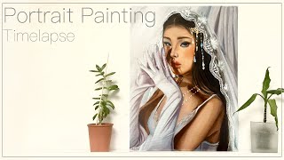 Portrait Oil Painting  Timelapse [upl. by Hartnett377]