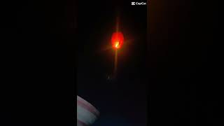 How to fly lantern  sky lamp Kaise udaye  Air Balloon [upl. by Turino193]