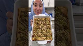 Dubai Baklava Recipe fypシ゚viral recipe baking food fyp baklava easyrecipe dessert baker [upl. by Neerod]