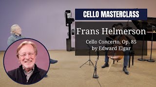 CELLO masterclass by Frans Helmerson  Cello Concerto Op 85 3rd and 4th movement by Edward Elgar [upl. by Kearney]