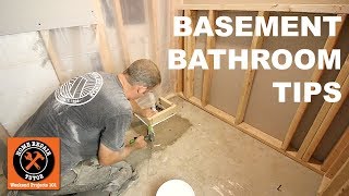 How to Install a Basement Bathroom Awesome Quick Tips  by Home Repair Tutor [upl. by Prosperus874]