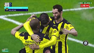 FLAMENGO X PENAROL  JOGO DE HOJE  GAMEPLAY PC PES2021 [upl. by Magdalene22]