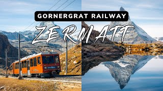 GORNERGRAT Railway in Zermatt Switzerland🇨🇭 Best View Of The MATTERHORN [upl. by Irpac]