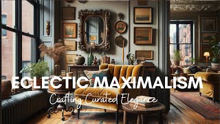 Eclectic Maximalism Interior Design Crafting Curated Elegance [upl. by Radie]