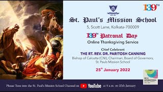 139th Patronal Day Online Thanksgiving Service 2022 [upl. by Minetta]