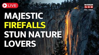 Live  Yosemites spectacular Firefall grabbed the attention of nature lovers across the world [upl. by Medor]