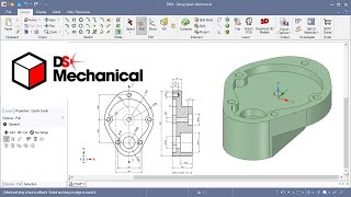 DesignSpark Mechanical 10 Direct Modeling How do I mirror objects [upl. by Reiners]