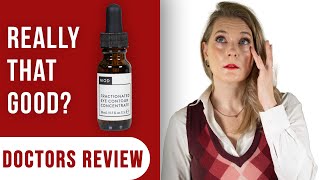 Is the NIOD Fractionated Eye Contour Concentrate worth your money  Doctors Review [upl. by Vish92]