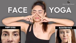 Say Goodbye to Puffiness with Energizing Face Yoga [upl. by Arehahs]