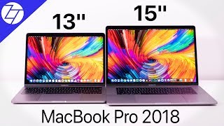 MacBook Pro 13 vs 15 2018  FULL Comparison [upl. by Assin28]