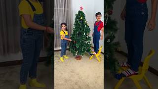 Kids Decorate Christmas tree 🎄 [upl. by Einaoj140]