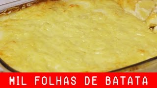 MIL FOLHAS DE BATATAS  Super Fácil [upl. by Lennad]