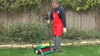 Sunlawn EM1 and EM2 electric reel lawn mower product video [upl. by Lipps]