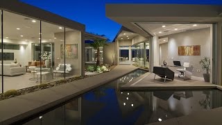 Behind the Gates  Modern Contemporary Desert House Palm Springs [upl. by Eylk716]