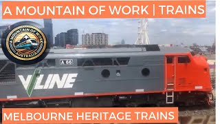 Melbourne Heritage Trains November 2023  VIC  Trains [upl. by Marina]