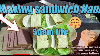 how to make Ham sandwich [upl. by Ennoirb]