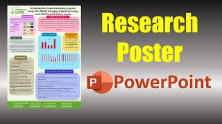 How To Create Academic Poster in PowerPoint  Research Poster in PowerPoint  Tutorial [upl. by Sulamith]