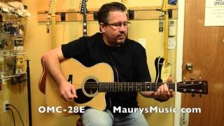 Martin OM28 vs OMC28E at MaurysMusiccom [upl. by Eiggem]