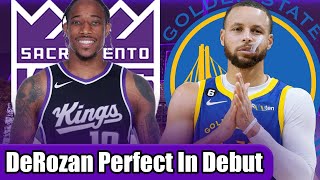 DeRozan Goes Perfect From Field In Kings Debut [upl. by Caroline236]