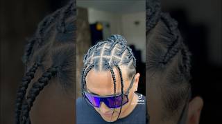 Men Braids hairstyle 😇 braids hairstyles haircare shortvideo shorts youtubeshorts [upl. by Reneta540]