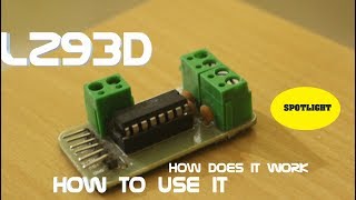 L293D motor driver  how to use it and how does it work [upl. by Selimah]