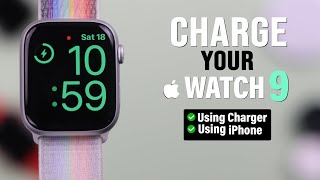 Apple Watch 9 How to Charge WithWithout iPhone [upl. by Nannoc]