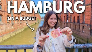 Germanys Most Beautiful City Hamburg 10€ Sightseeing Challenge [upl. by Devitt193]