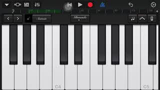 Happy birthday  piano tutorial garageband [upl. by Lenoil]