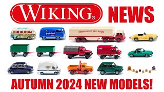 NEW model vehicles from Wiking  MODEL RAILWAY UPDATE cars trucks and vans [upl. by Attenohs]