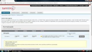 6 Turnitin Submissão de trabalhos como aluno [upl. by Aznarepse486]