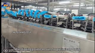 Nitrile gloves double mode production line [upl. by Asiuol]