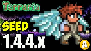 Terraria 1449 how to get WINGS PRE HARDMODE SEED for 1449  Terraria how to get Wings [upl. by Phenice324]