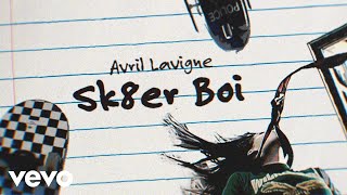 Avril Lavigne  Sk8er Boi Official Lyric Video [upl. by Enytnoel]