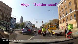 Warszawskie ulice  Streets of Warsaw  Calles de Varsovia  华沙街道  01092019 [upl. by Syl827]