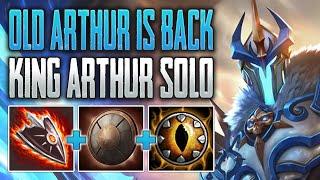 ARTHUR IS BACK IN HIS PRIME King Arthur Solo Gameplay SMITE Conquest [upl. by Accem]