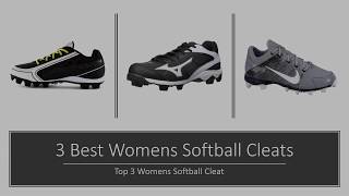 3 Best Womens Softball Cleats  Top 3 Womens Softball Cleat [upl. by Gibun]