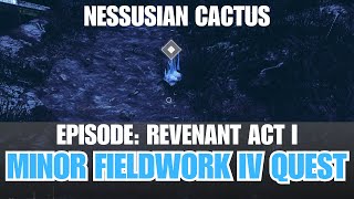 Revenant Act I  Minor Field Work IV Nessus quest steps 13  Nessusian Cactus  Destiny 2 [upl. by Audry]