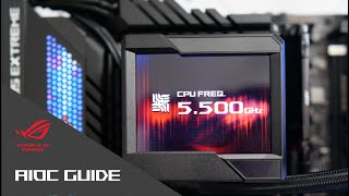 ASUS Z690 AiOC Overview amp Guide  Overclock your Intel 12th Gen K CPU to 55GHz [upl. by Weir]