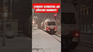 Starker Schneefall in der Schweiz und auch in Süddeutschland sorgt für Probleme teils [upl. by Stieglitz261]