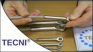 How To Fit Stainless Steel Eye Fittings [upl. by Gibeon255]