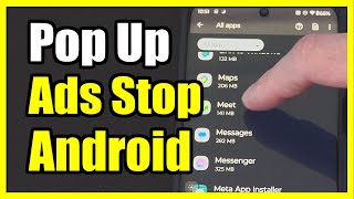 How to Remove the Pop Up Ads on your Android Phone Settings Tutorial [upl. by Lois]