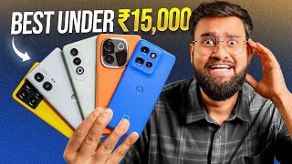 Top 5 Best Mobile Phones Under ₹15000⚡Amazon amp Flipkart Sale 2024  Best Phone Under 15000 😱 [upl. by Sisenej]