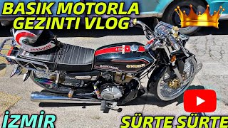 BASIK MOTORLA GEZINTI VLOG KUBA CG 100 R GOLD izmir berkcakmak basikcocuk moto35 [upl. by Lorens]